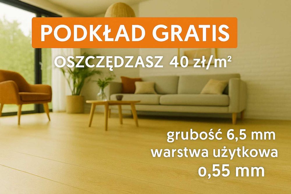 PANELE WINYLOWE PODŁOGI + *PODKŁAD gratis* klik click, bardzo mocne