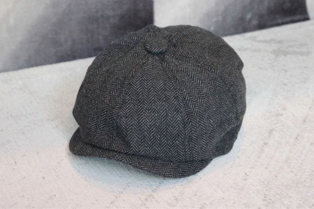 Stylowy kaszkiet męski Peaky Blinders – uniwersalny rozmiar, wełna