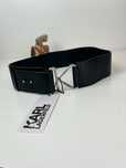 Широкий шкіряний ремінь пояс karl lagerfeld k/karl triangle belt
