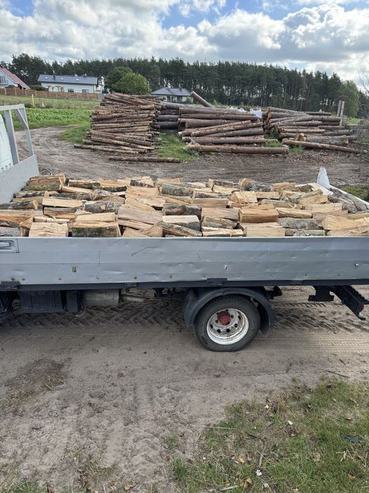 Drewno kominkowe opałowe buk układane