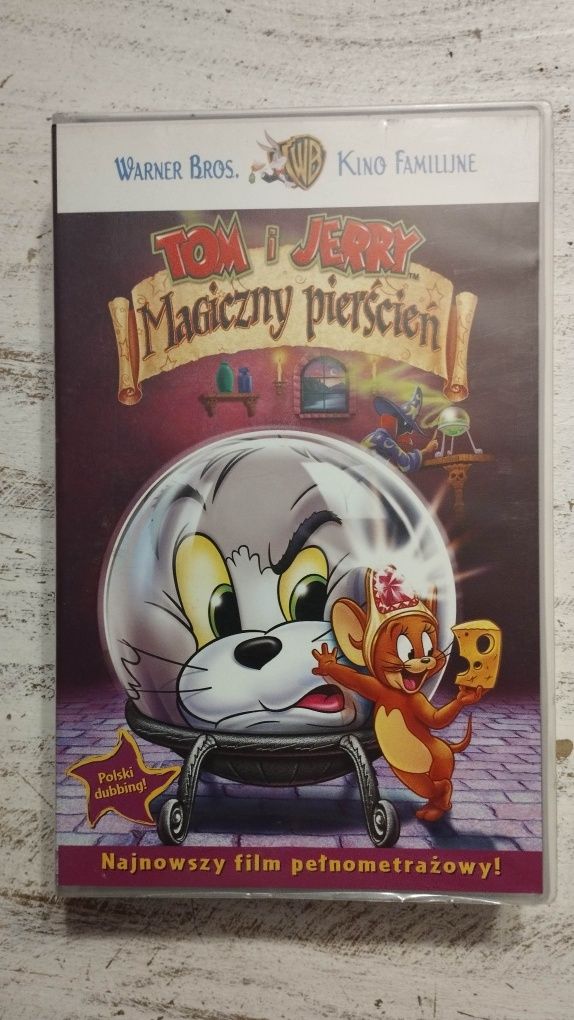 Tom i Kerry Magiczny pierścień kaseta VHS