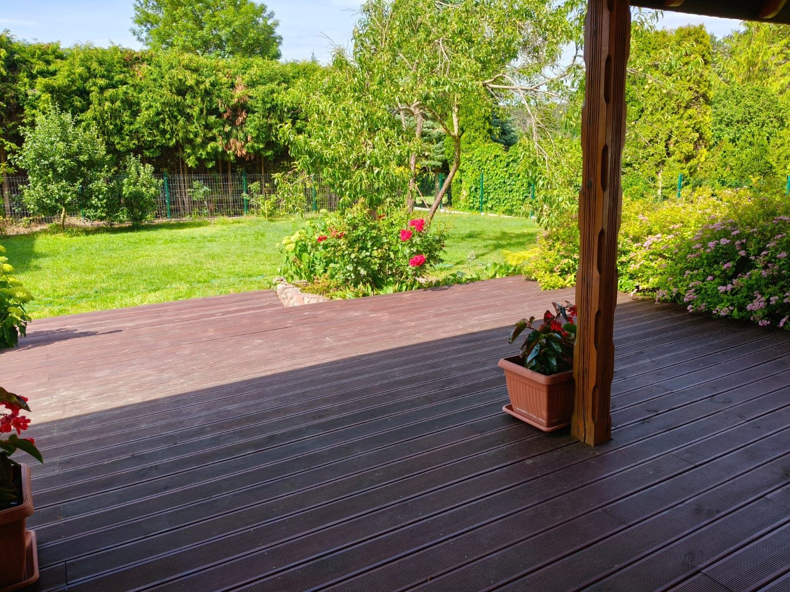 Domek letniskowy nad jeziorem margonińskim.  Klotyldzin