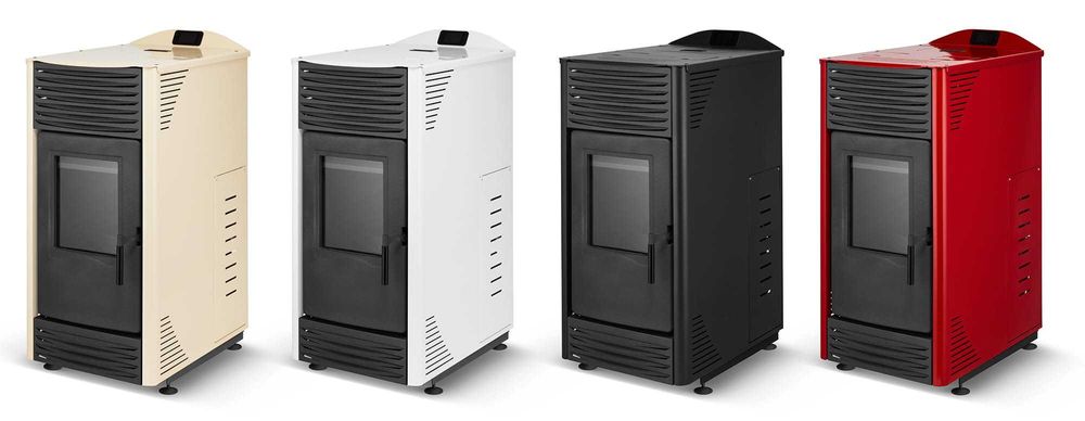 Piec na pellet z płaszczem wodnym TOBY 15H 15KW ECODESIGN KLASA A++