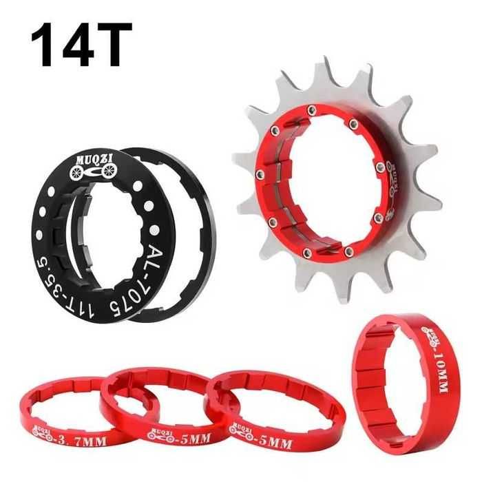 Adapter Reduktor SingleSpeed 14T Zamiast Kasety MUQZI - Dirt Street
