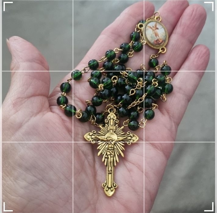 Śliczny Różaniec ze św.Michał Archanioł