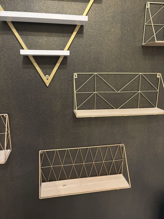 Półki zlote eleganckie