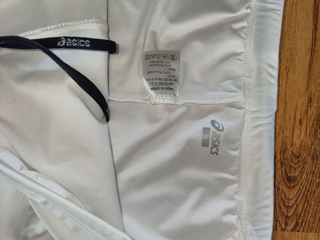 Spodenki białe Asics XL spódnice spodnie tenisa sportowe 42 44
