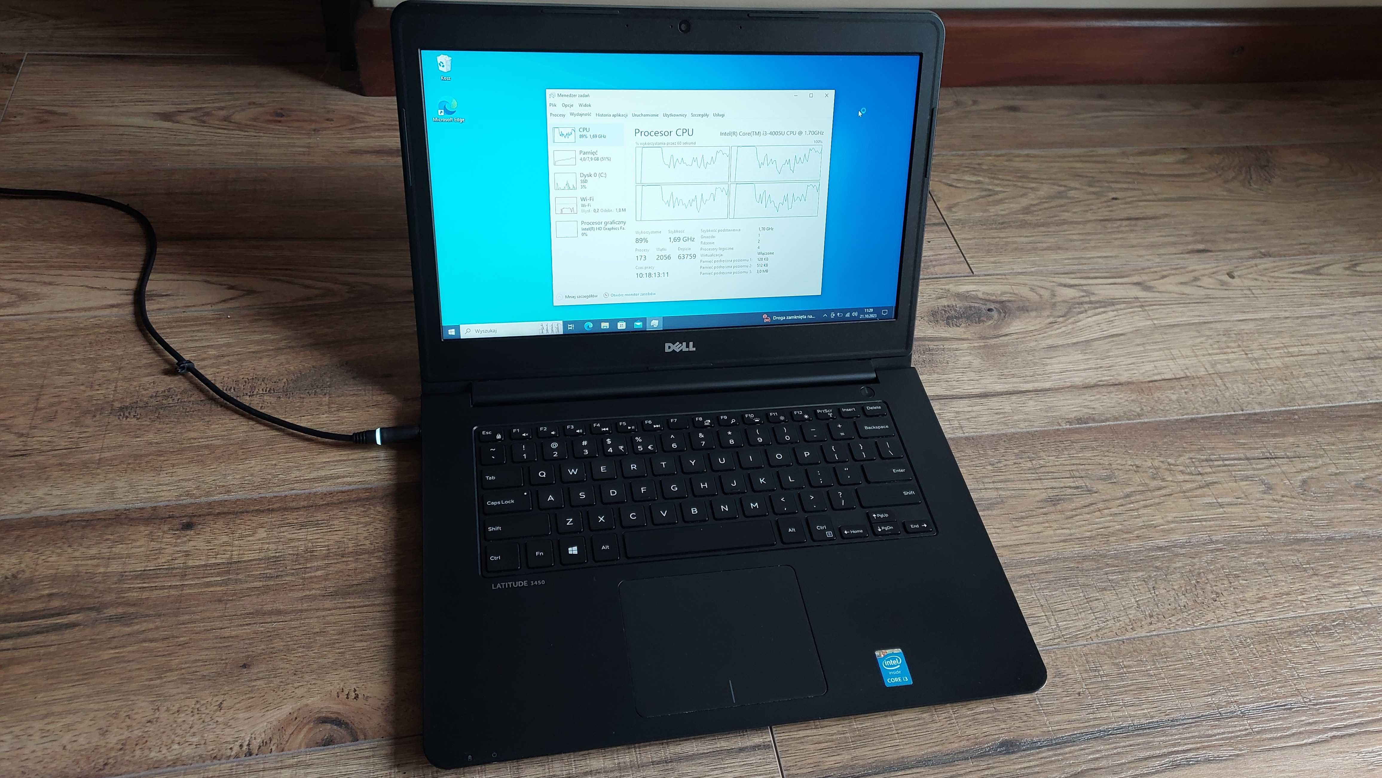 Laptop Dell Latitude 3450 i3-4005, 8GB RAM, SSD 240 Kingston, Win10Pro