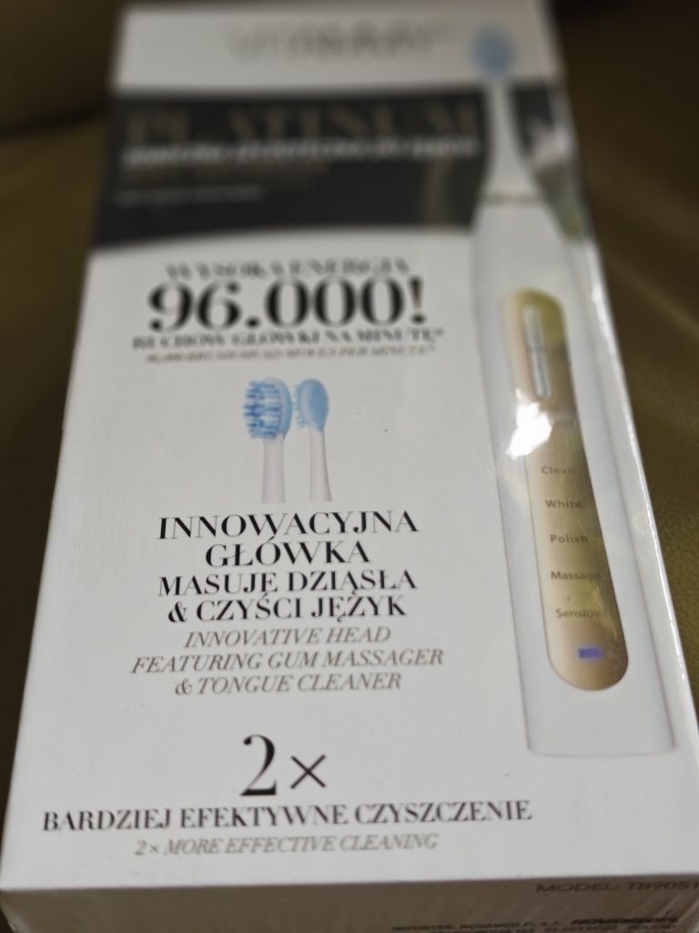 Szczoteczka soniczna Vitammy Platinium NOWA, OKAZJA!