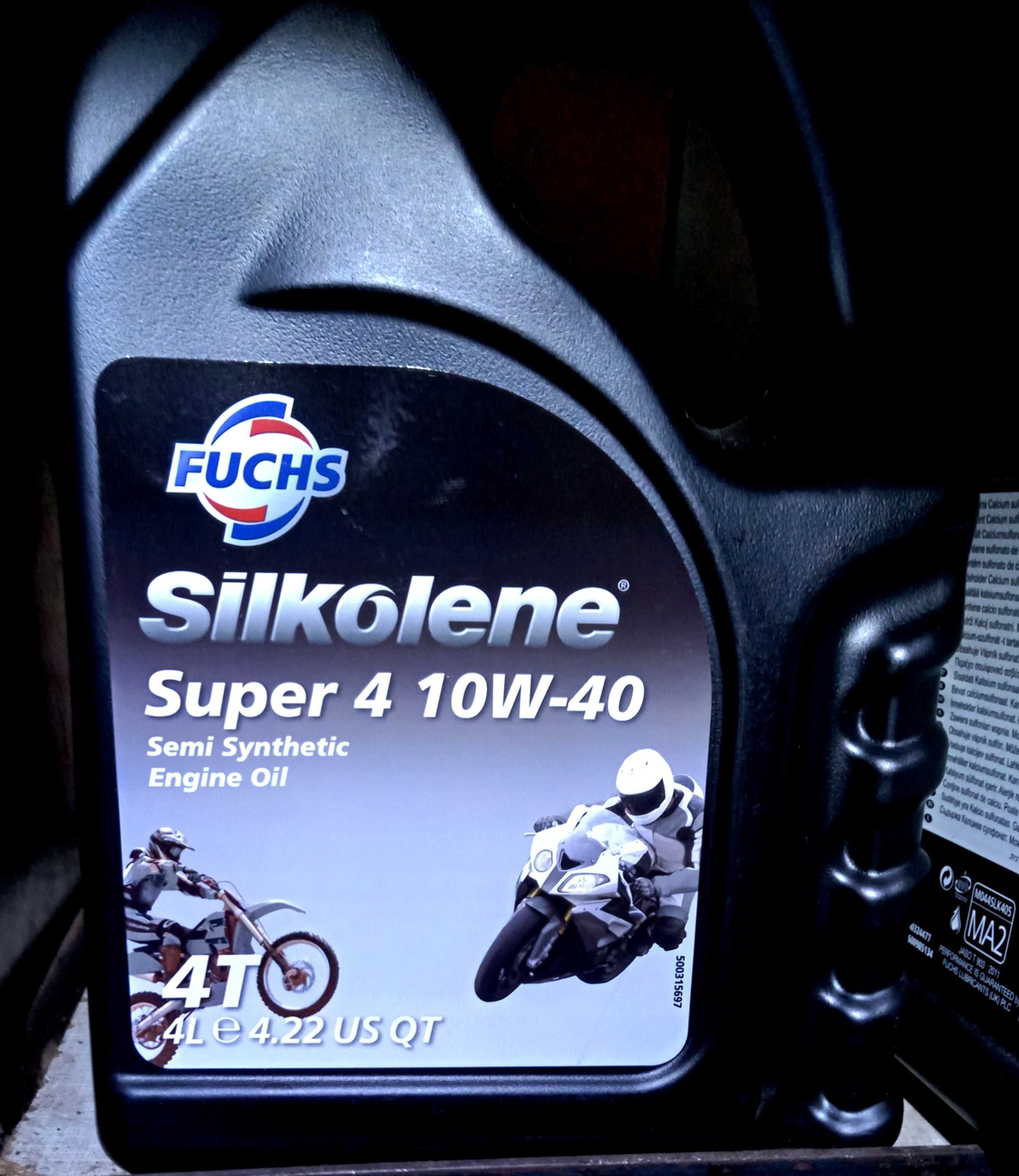 Моторное масло Silkolene Super 4 10W-40 полусинтетическое