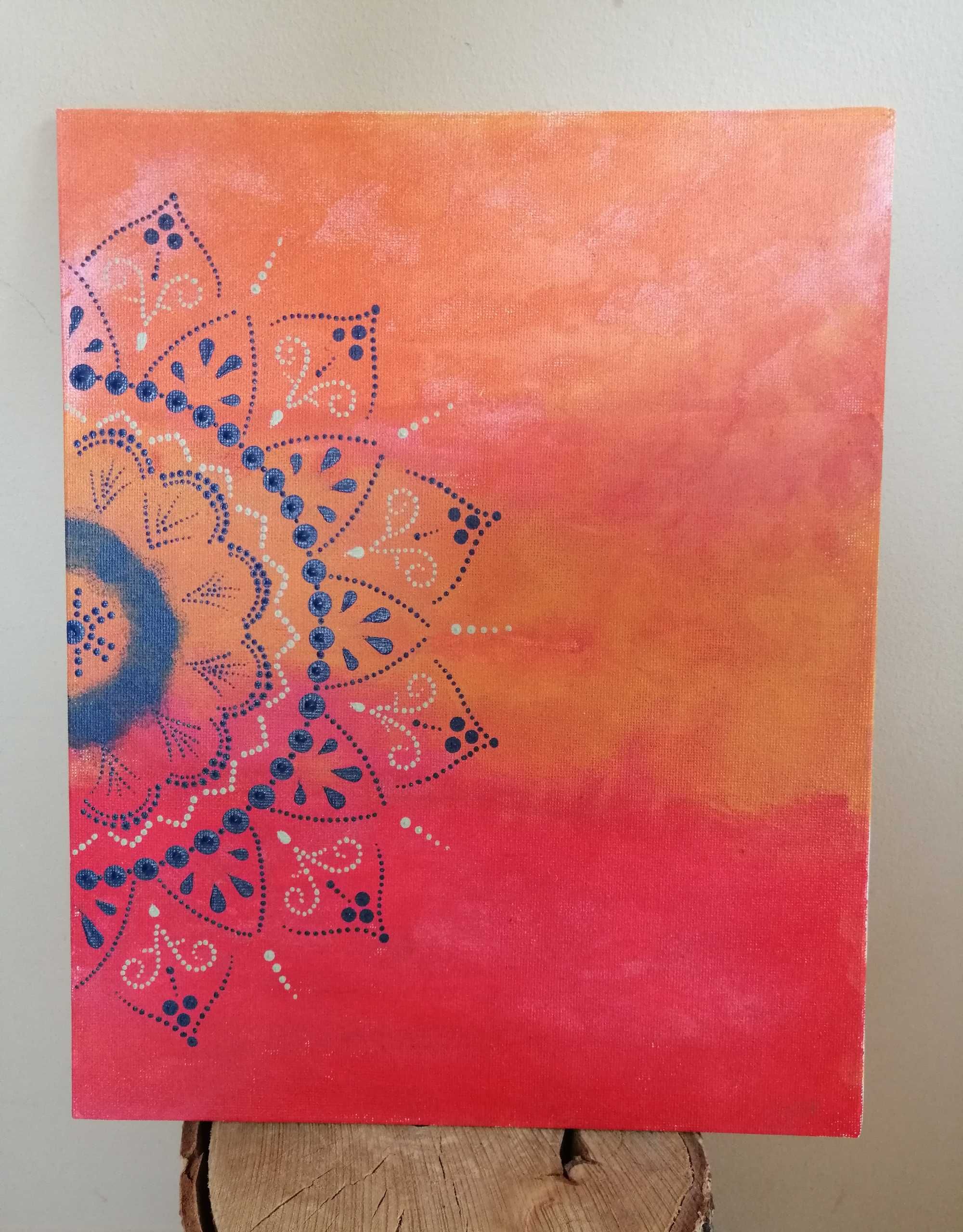 Obraz mandala akryl