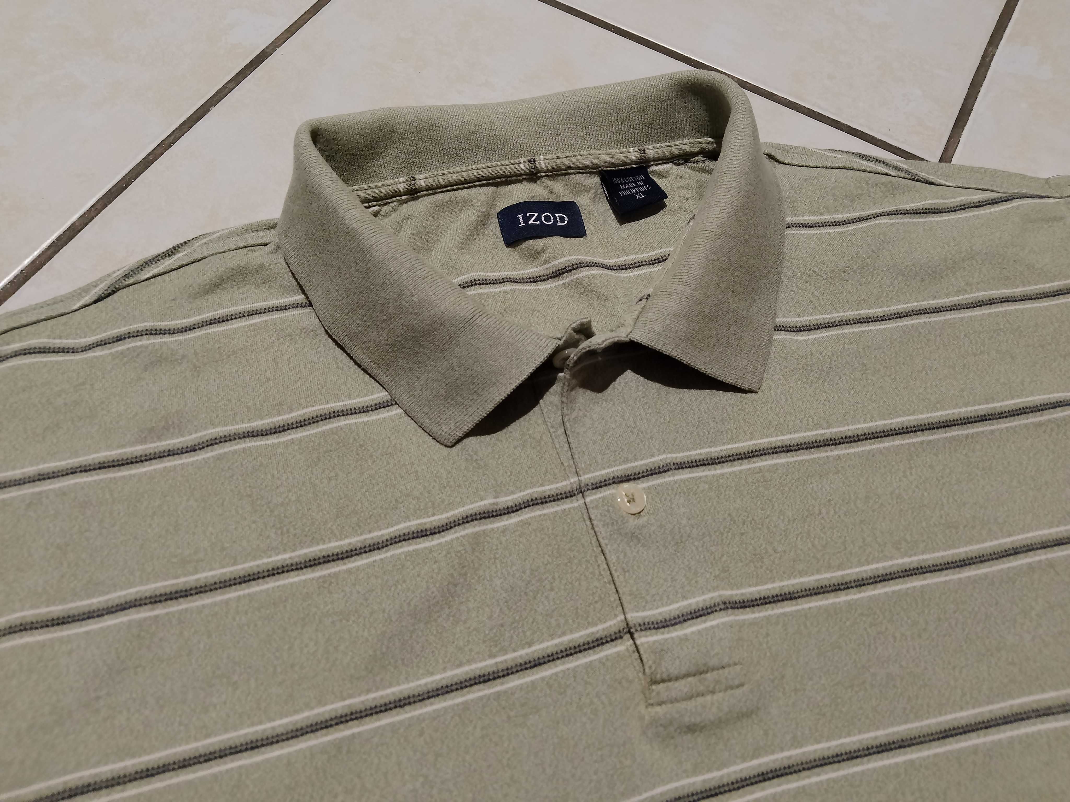 IZOD USA - NOWA! z LOGO Koszulka Polo Męska rozmiar XL