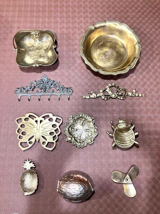 Peças em latao antigas