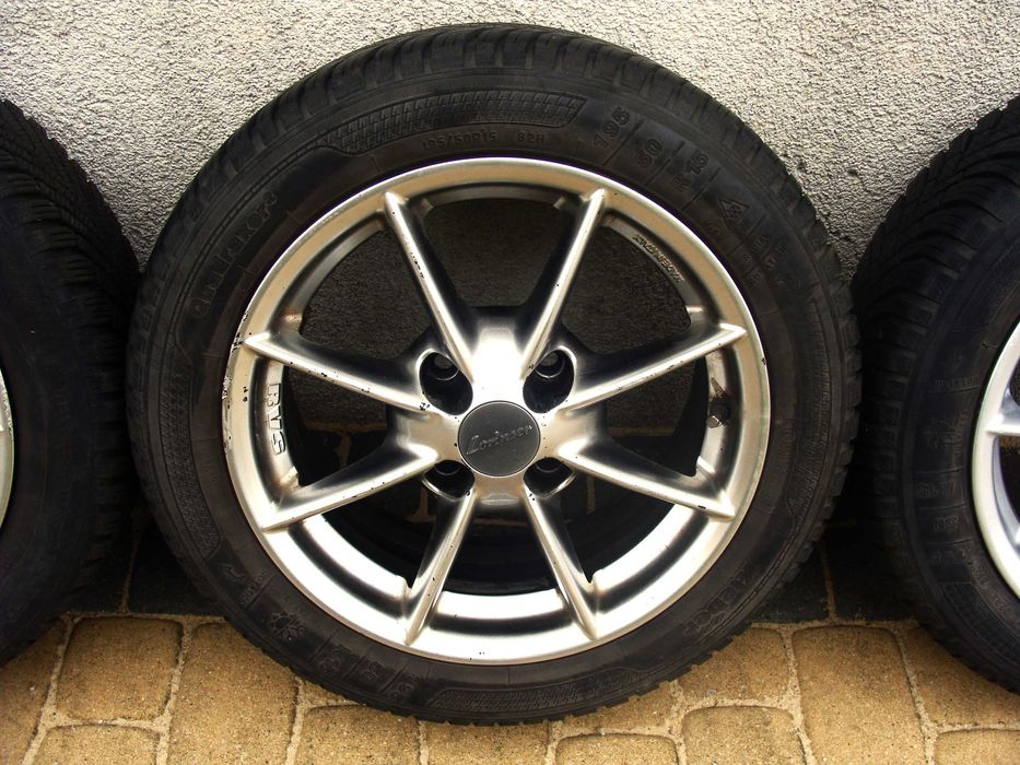 Komplet felg aluminiowych Lorinser z oponami - Smart Forfour 195/50R15