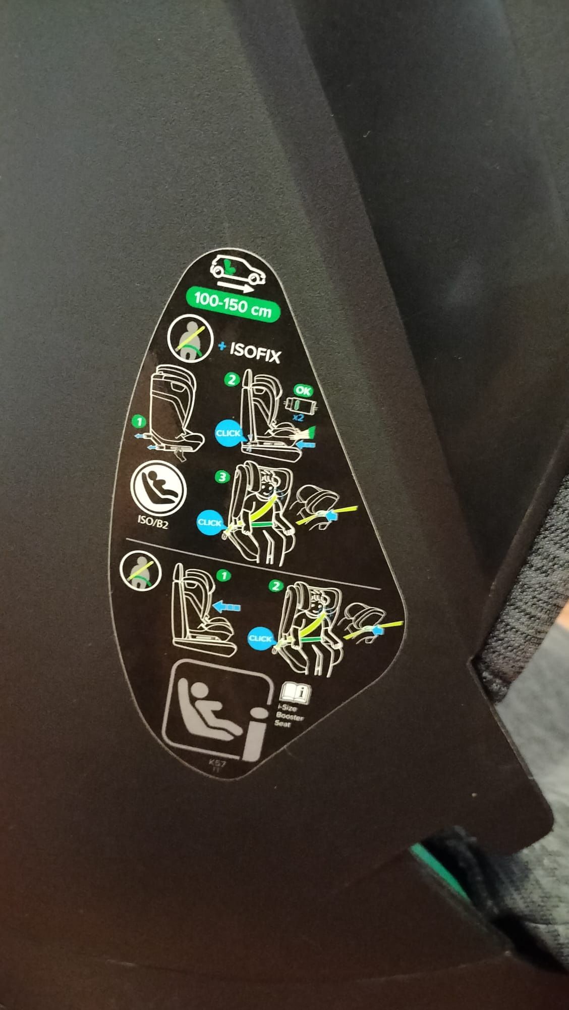 Cadeira auto criança asalvo com isofix