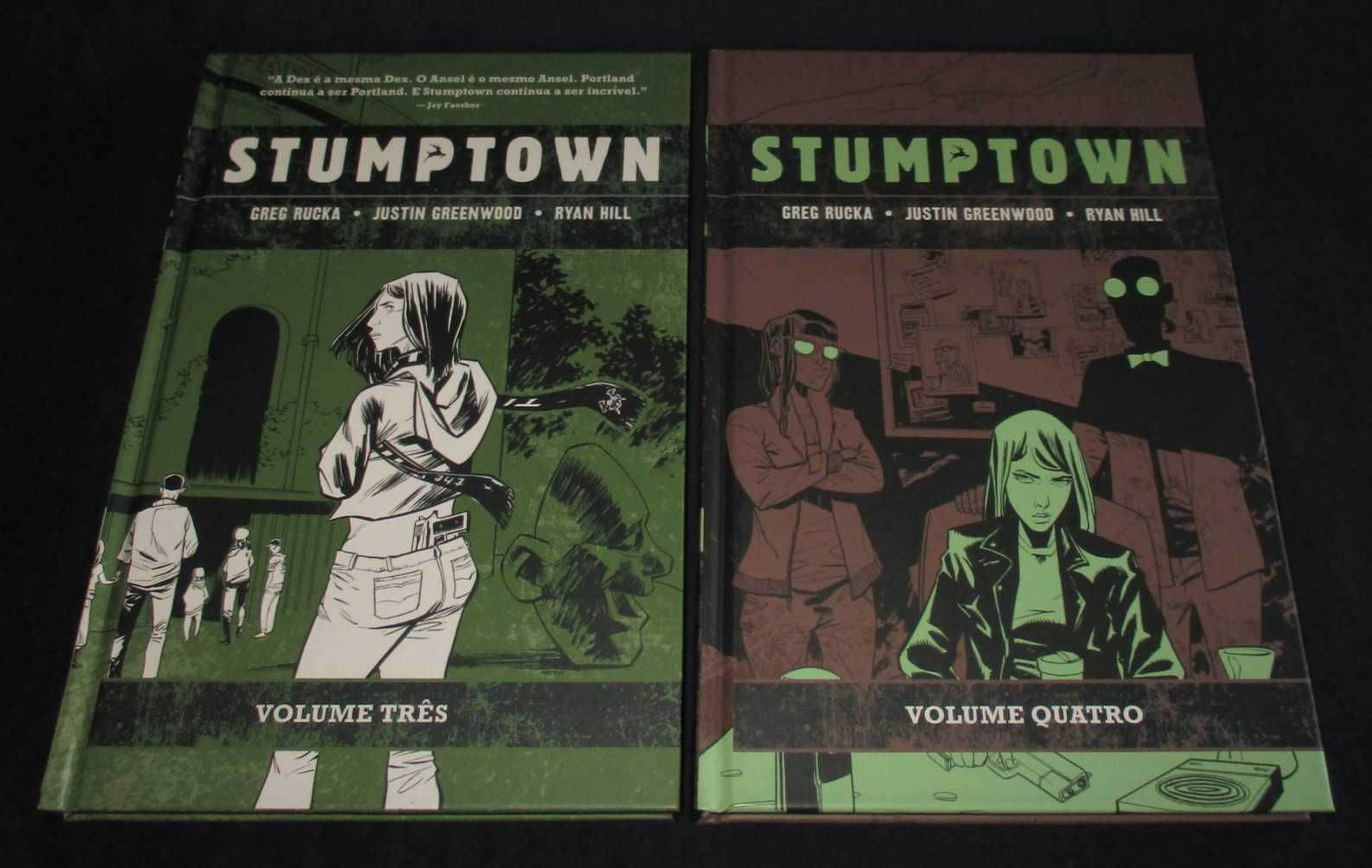 Livros BD Stumptown Greg Rucka 3 Volumes