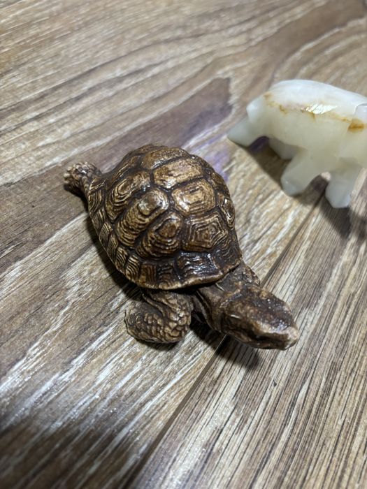 Zestaw ręcznie robionych figurek żółw, niedźwiedź, słoń, aniołek