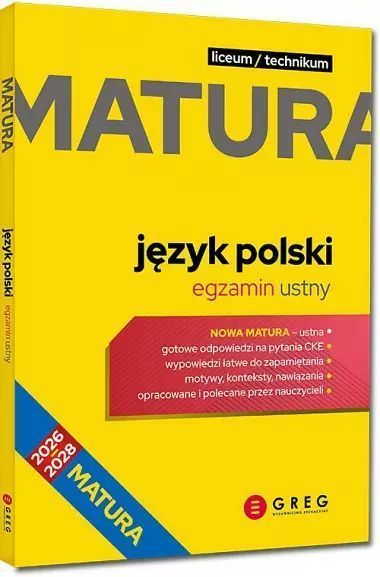 Matura. Język Polski. Egzamin Ustny. Repetytorium Maturalne 2026 Nowa