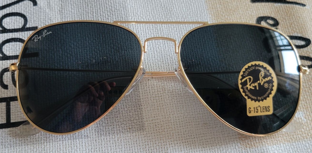Óculos Ray Ban Aviator pretos