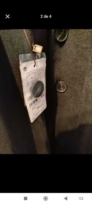 Casaco comprido com etiqueta da Punto roma