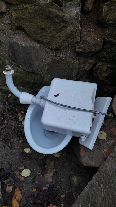 Sedes WC muszla miska klozetowa spłuczka i wąż