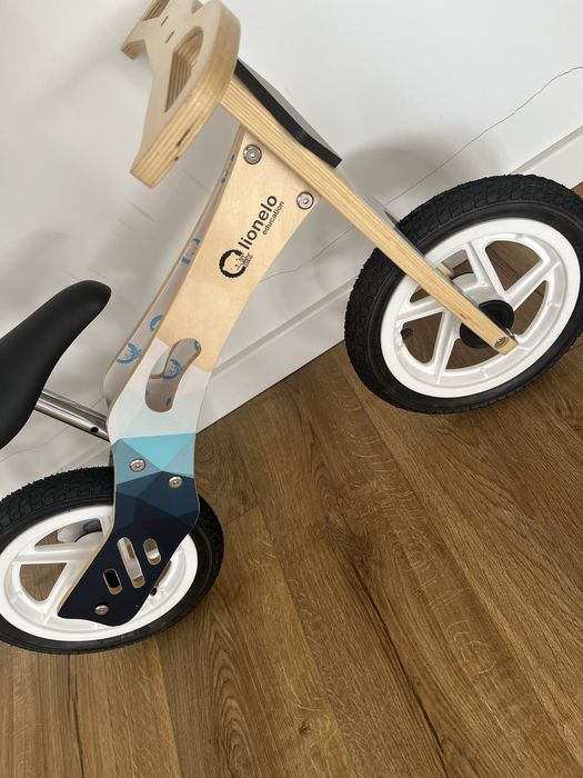 Rowerek Biegowy Lionelo drewniany WILLY AIR INDYGO nowy niebieski