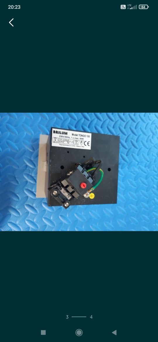 Lampa sufitowa wpuszczana halogen, model TONGO 100