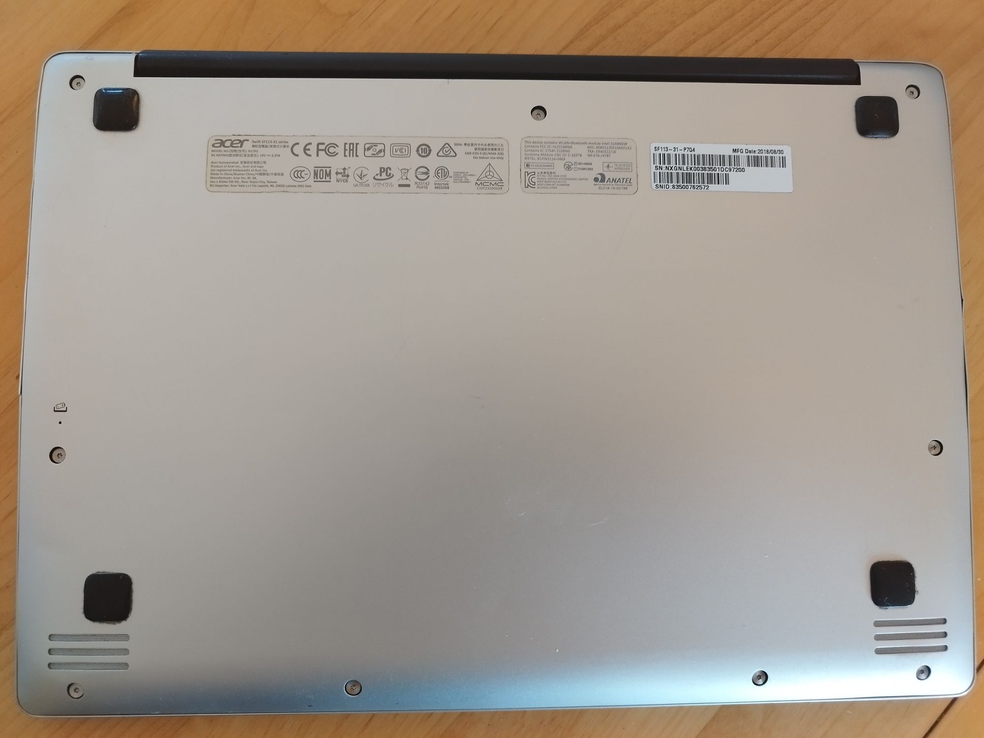 Продам Acer Swift 1 Pure Silver