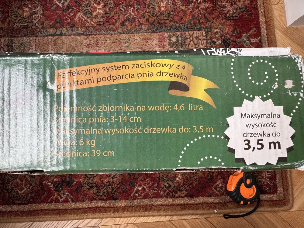 Stojak na choinke masywny ciężki