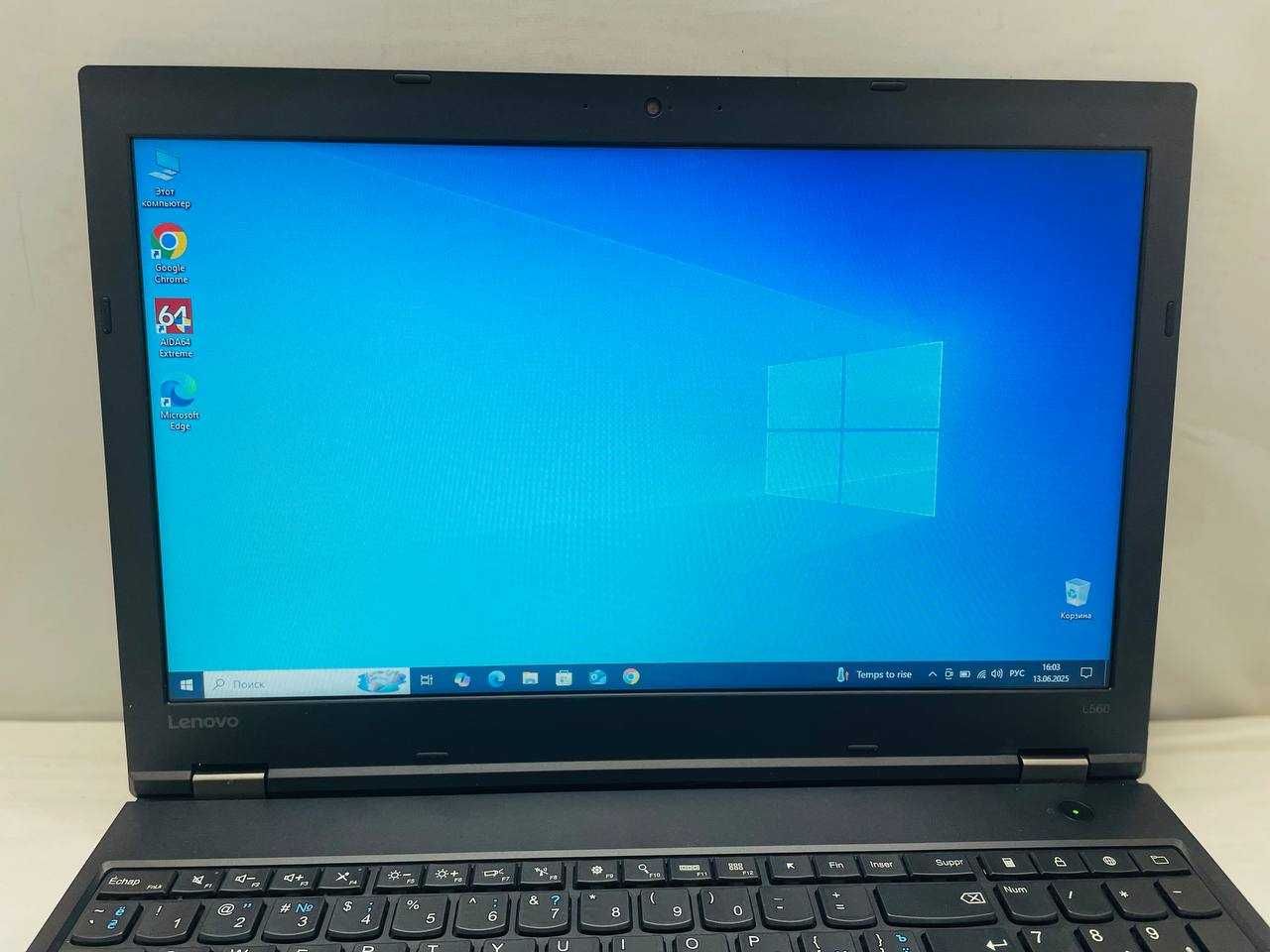 Ноутбук Lenovo L560 / 15,6" HD LCD / i3-6100U / 8GB DDR3 / 128GB SSD
