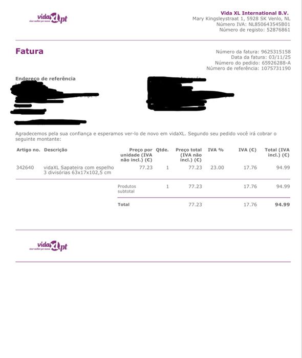 Sapateira com espelho — NOVA, totalmente embalada!