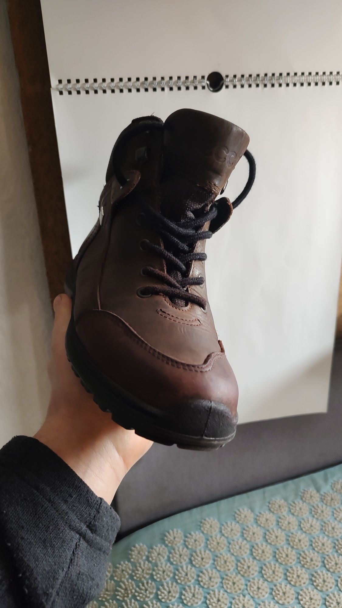 Buty skórzane Ecco na membranie Gore-Tex. Rozmiar 40 wkładka 25.5cm