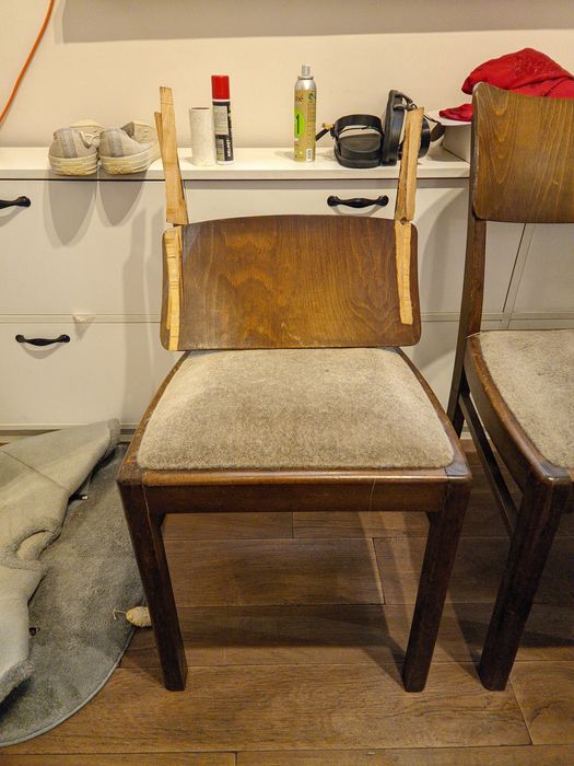 Krzesła drewniane zestaw 4szt.