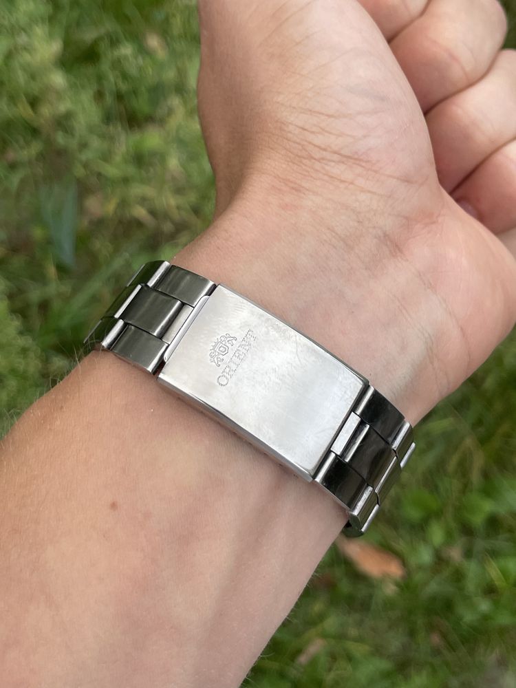 Титановий Orient Titanium Quartz чоловічий японський годинник