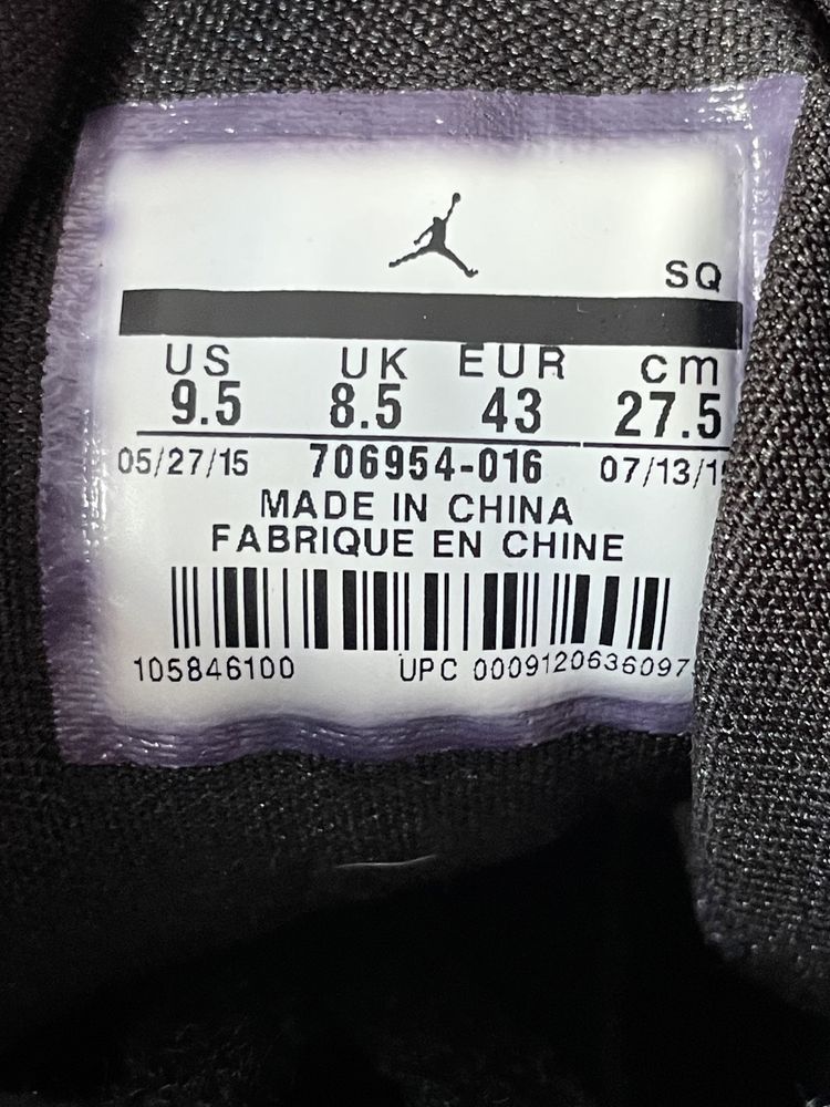 Nike Air Jordan 1 Flight 3 кросівки 43 розмір кеди
