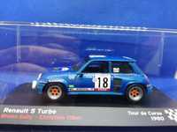 N.64-Miniaturas 1/43 Renault 5 Turbo de Rally 8 Modelos Novos