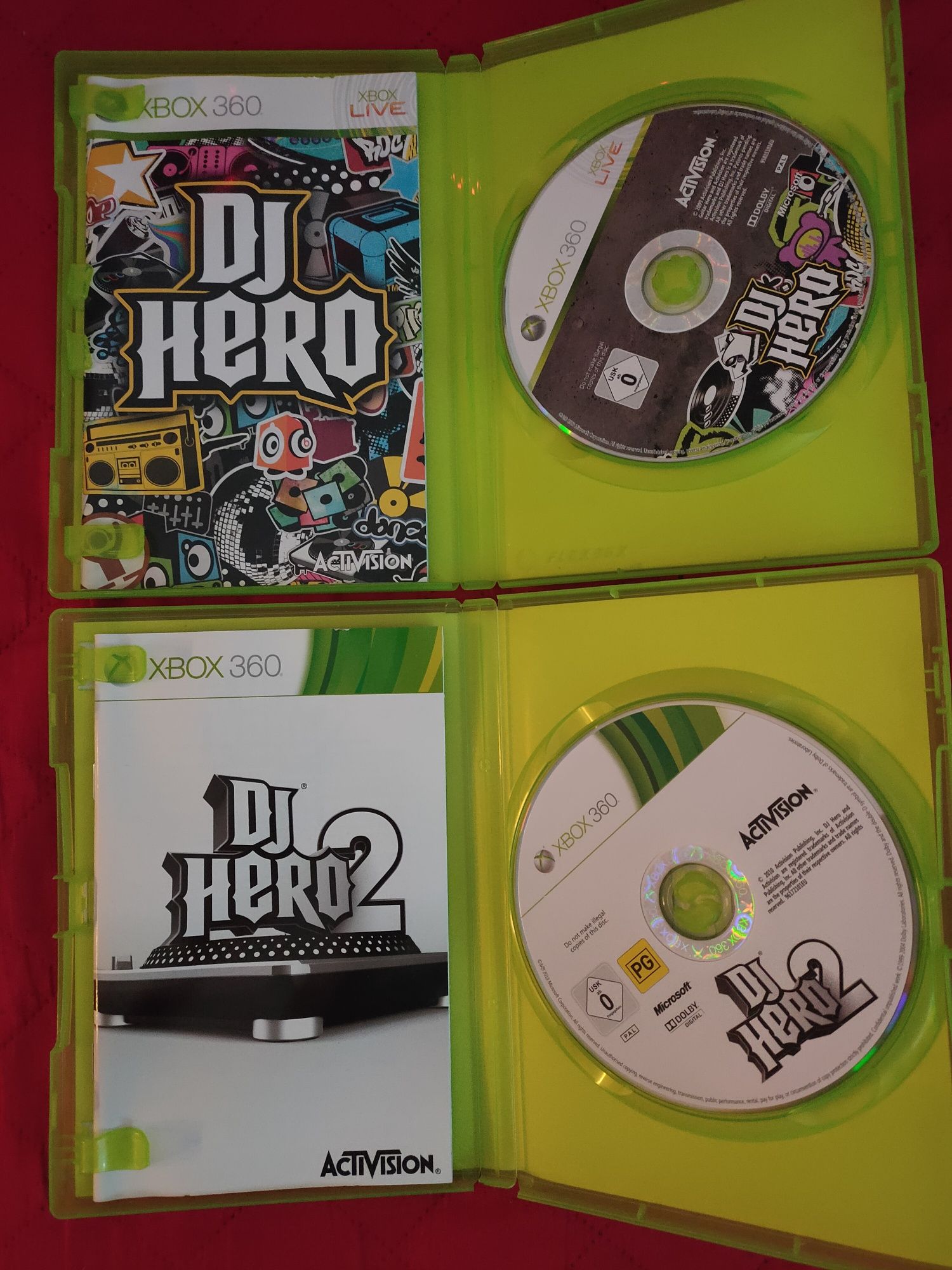 Dj hero 1 i 2 Xbox 360