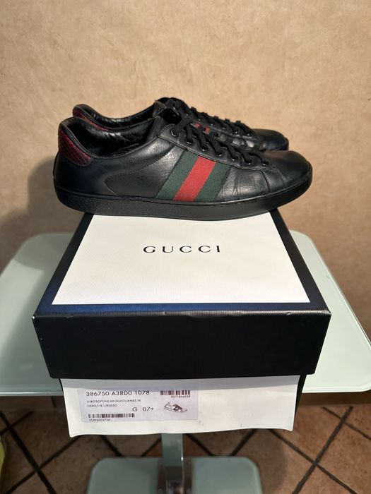 Buty Gucci Ace czarne