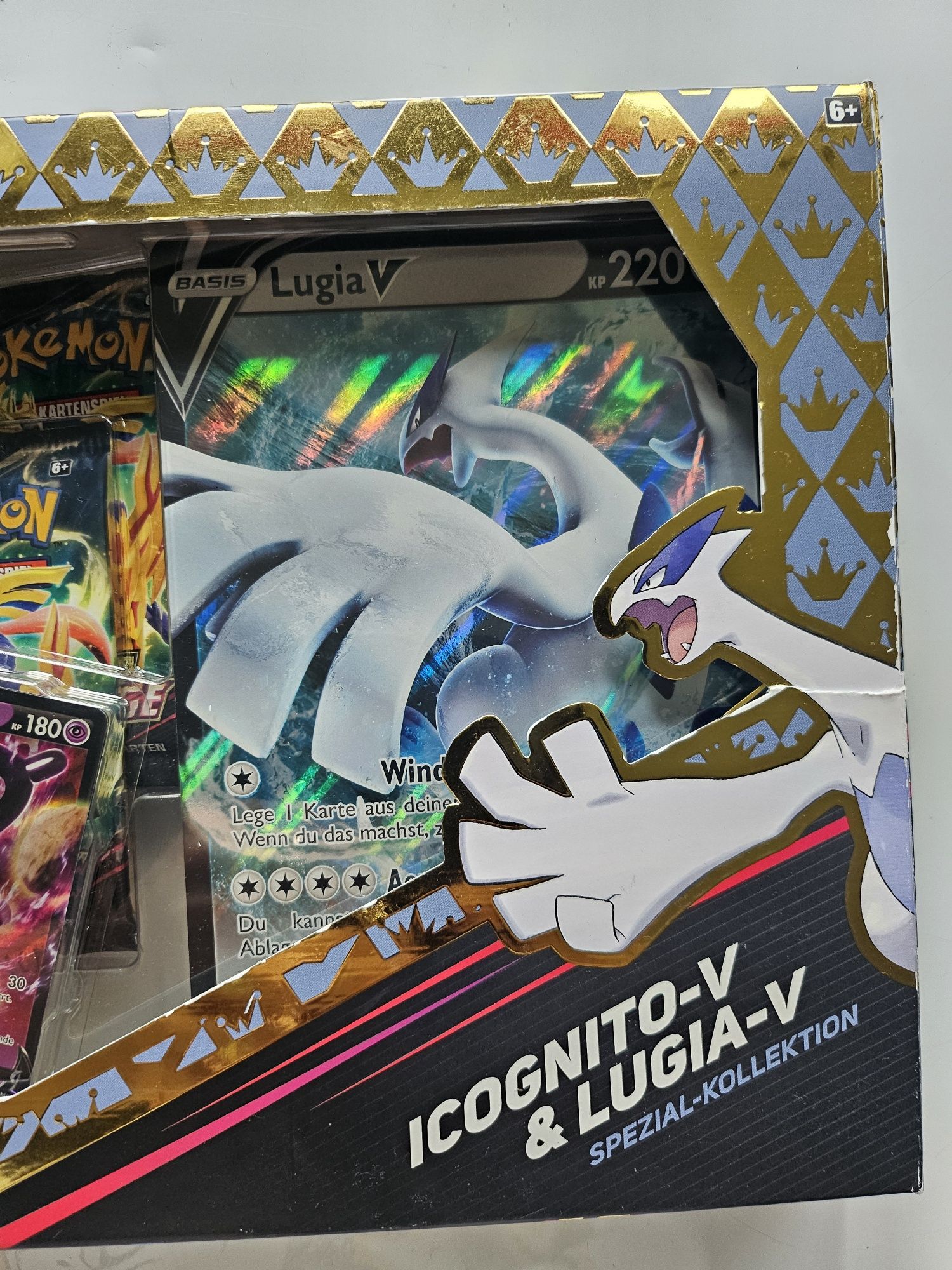 Pokémon TCG Zenith der Konige Incognito V i Lugia V Kolekcja Specjalna