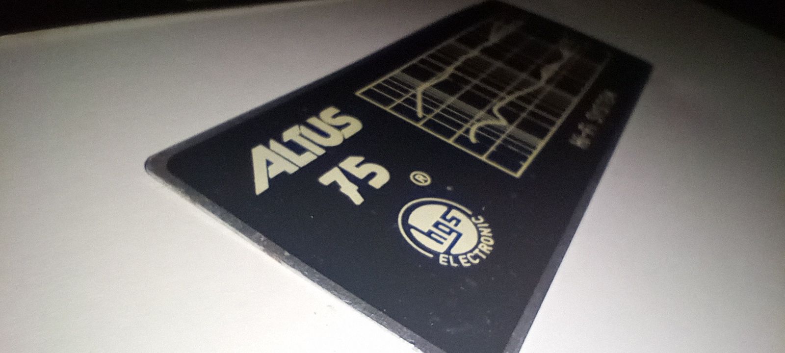 Altus 75/ Tabliczki znamionowe/ 2 sztuki