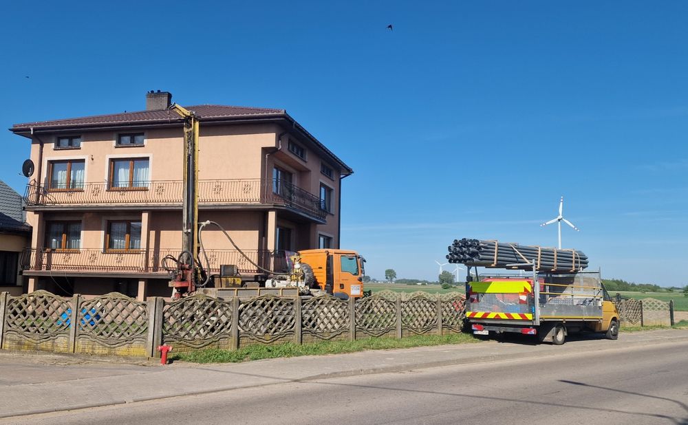 studnie głebinowe, Odwierty pod pompe ciepla.