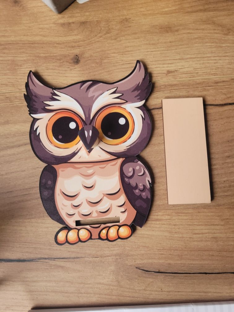 Świetny stojak na okulary ozdobna figurka Sowa