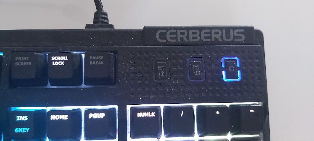 Klawiatura mechaniczna ASUS Cerberus Mech RGB