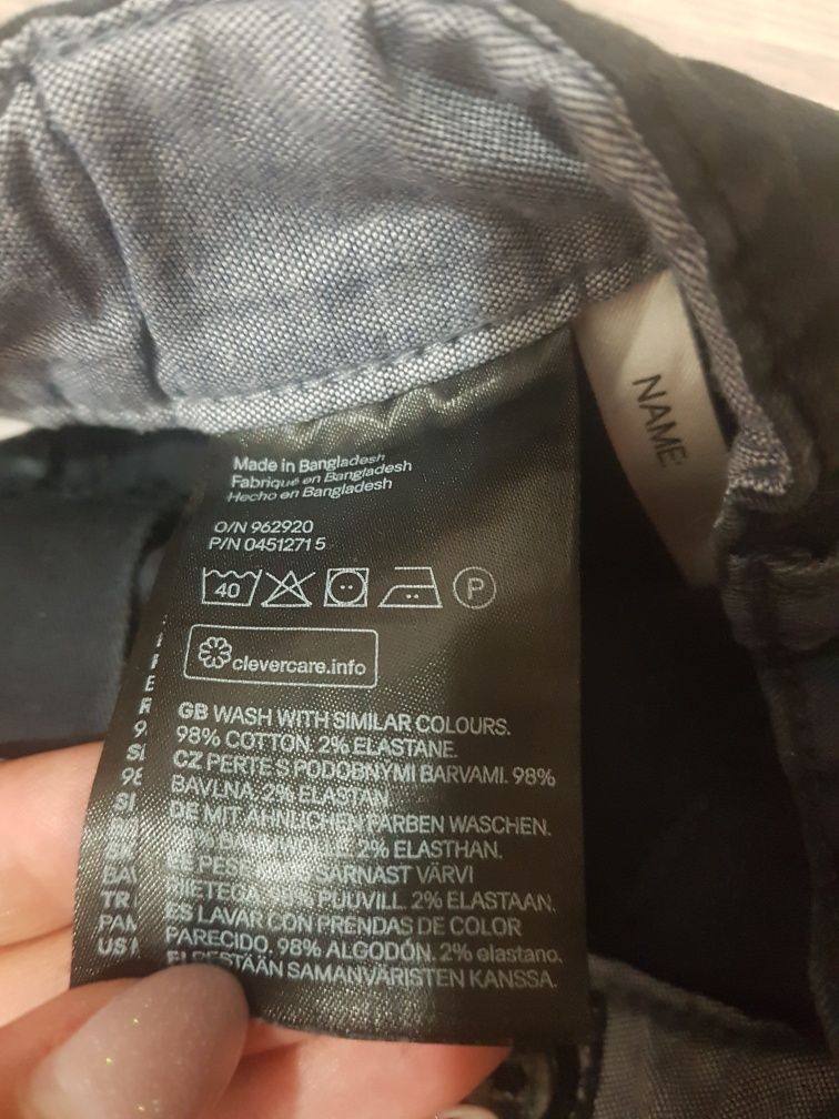 Брюки штани джинси для школи H&M 13-14 років 164 ріст