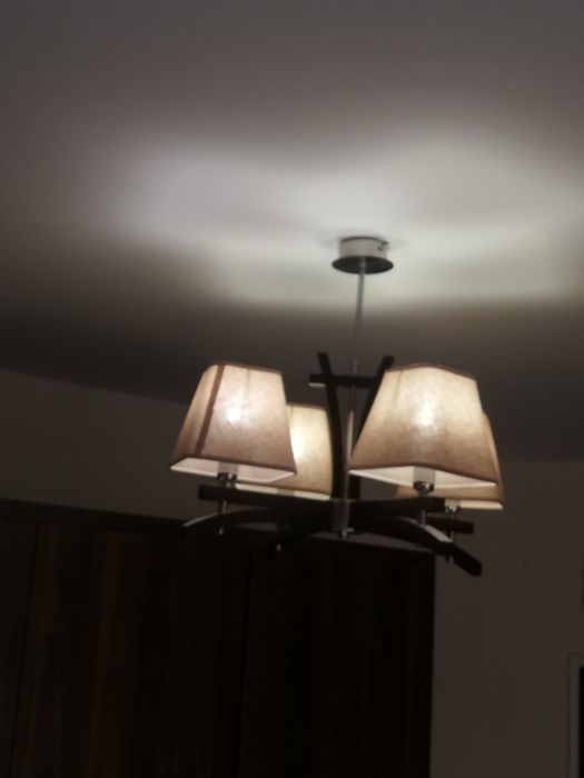 Lampa żyrandol 4 punktowy Alfa Armati