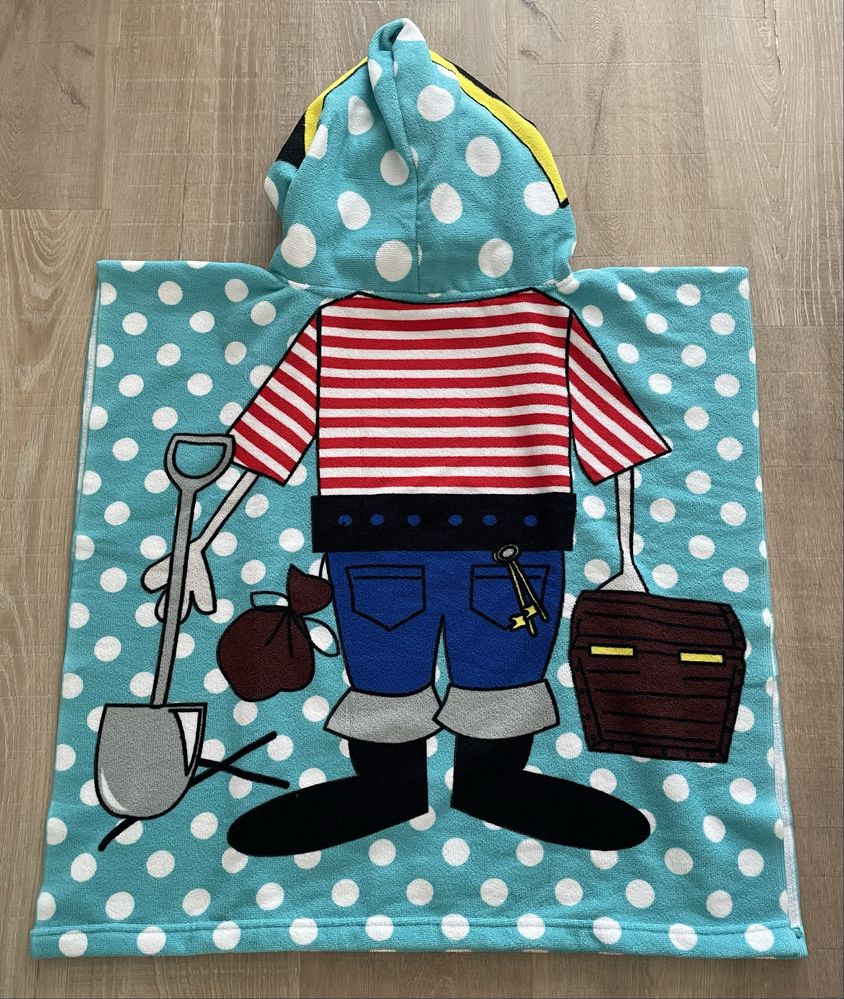 Toalha de praia - poncho - pirata