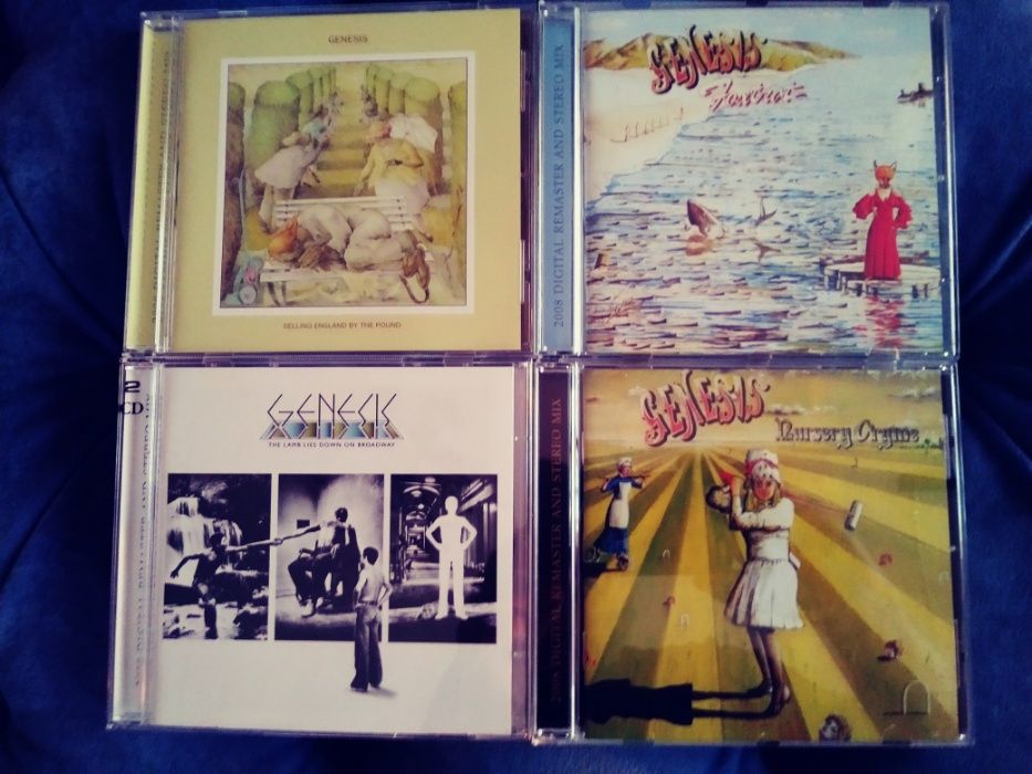 GENESIS oraz STEVE HACKETT - płyty CD - różne wydania starsze i nowsze