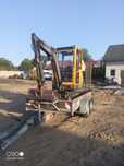Minikoparka koparka gąsienicowa Volvo ec15b 1500kg 3 łyżki 2007r