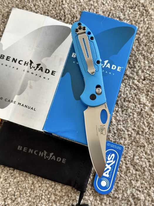 Benchmade 555-BLU Mini-Griptilian 2005 рік. Складний ніж. Оригінал!