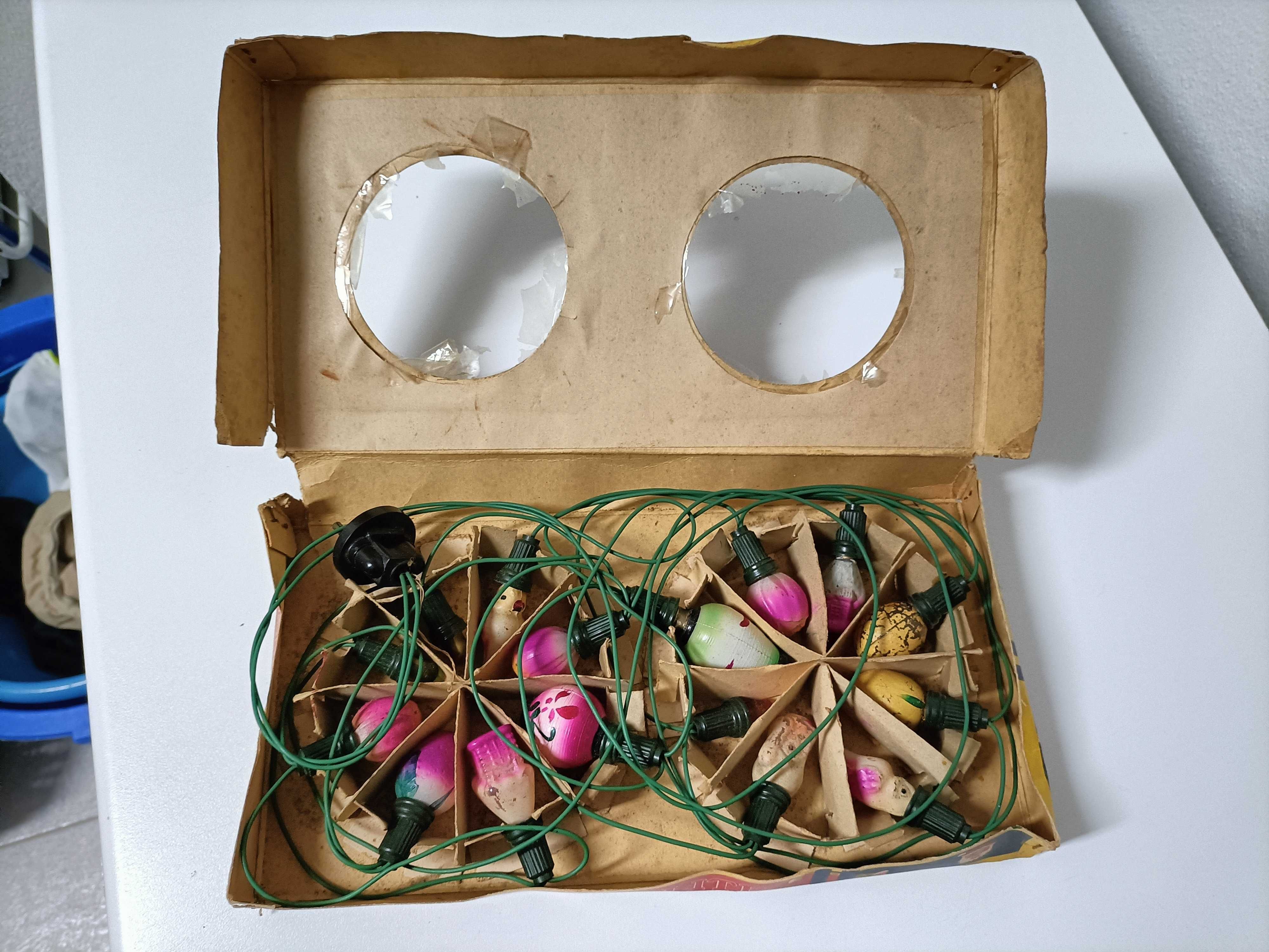 Lâmpadas de Natal antigas